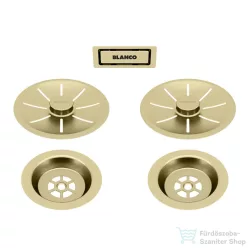 Blanco InFino szett 2 medencéhez satin gold 203477
