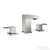 Grohe EUROCUBE 3 üléses mosdó csaptelep automata leeresztővel,Supersteel 20351DC0