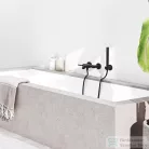 Kludi NOVA FONTE Puristic kádtöltő- és zuhanycsap, matt fekete 205403915