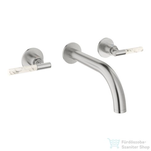 Grohe ATRIO PRIVATE falsík alatti mosdó csaptelep 18 cm-es kifolyóval,fogantyú és belső egység nélkül,Supersteel 20587DC0