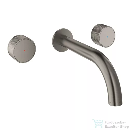Grohe ATRIO PRIVATE falsík alatti mosdó csaptelep 18 cm-es kifolyóval,leeresztő és belső egység nélkül,Brushed Hard Graphite 20589AL0