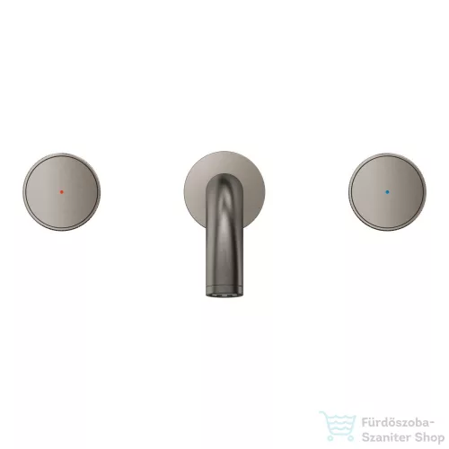Grohe ATRIO PRIVATE falsík alatti mosdó csaptelep 18 cm-es kifolyóval,leeresztő és belső egység nélkül,Brushed Hard Graphite 20589AL0