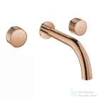 Grohe ATRIO PRIVATE falsík alatti mosdó csaptelep 18 cm-es kifolyóval,leeresztő és belső egység nélkül,Warm Sunset 20589DA0