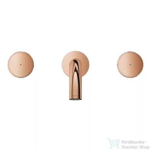 Grohe ATRIO PRIVATE falsík alatti mosdó csaptelep 18 cm-es kifolyóval,leeresztő és belső egység nélkül,Warm Sunset 20589DA0