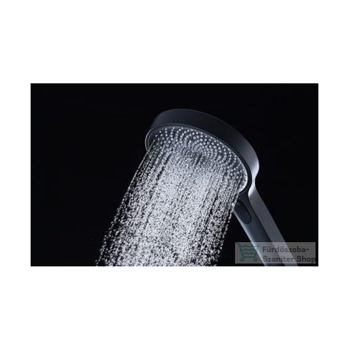 Kielle OUDEE termosztátos zuhanyrendszer 26 cm-es fejzuhannyal,zuhanyszettel,matt fekete/fehér 20602004