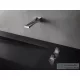 Grohe ALLURE Brilliant Icon 3D 3 lyukas fali mosdó csaptelep, leeresztő nélkül, Steel 20608SD0