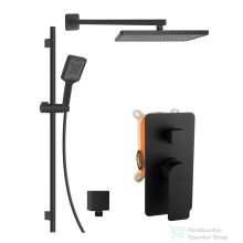   Kielle VEGA falsík alatti zuhanyrendszer fejzuhannyal,belső egységgel,matt fekete 20618SP14