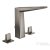 Grohe ALLURE BRILLIANT 3 üléses mosdó csaptelep automata leeresztővel,Brushed Hard Graphite 20627AL0