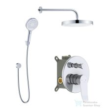   Kielle Nefia falsík alatti zuhanyrendszer fejzuhannyal, belső egységgel, króm 20627SP10