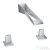 Grohe ALLURE BRILLIANT ICON 3D mosdó csaptelep fali kifolyóval,rozsdamentes acél 20635SD0