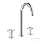 Grohe ATRIO 3 üléses mosdó csaptelep automata leeresztővel,Króm 20643000