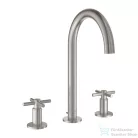 Grohe ATRIO 3 üléses mosdó csaptelep automata leeresztővel,Supersteel 20643DC0