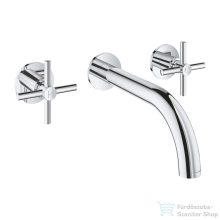   Grohe ATRIO falsík alatti mosdó csaptelep 18 cm-es kifolyóval,leeresztő és belső egység nélkül,Króm 20661000