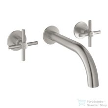   Grohe ATRIO falsík alatti mosdó csaptelep 18 cm-es kifolyóval,leeresztő és belső egység nélkül,Supersteel 20661DC0
