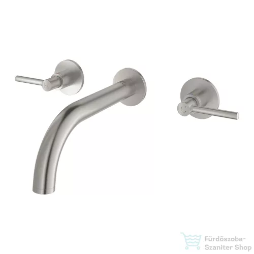 Grohe ATRIO falsík alatti mosdó csaptelep 18 cm-es kifolyóval,leeresztő és belső egység nélkül,Supersteel 20662DC0