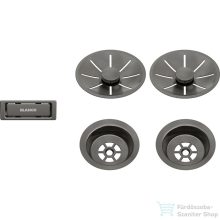 Blanco InFino szett 2 medencéhez satin dark steel 206901