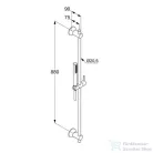 Kludi Nova Fonte zuhanygarnitúra 1S 2084005-35