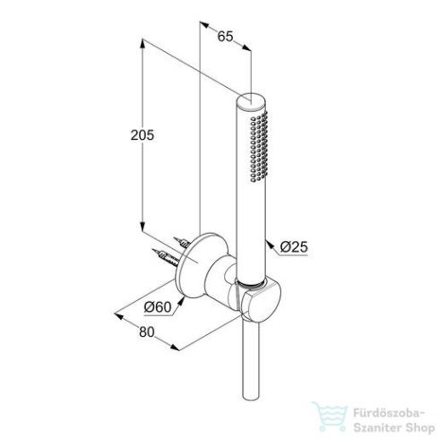 Kludi Nova Fonte zuhanyszett kádhoz 1S 2085005-35