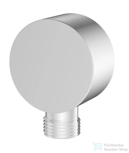 Kielle fali gégecső csatlakozó, kerek, króm 20901000