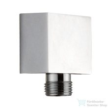   Kielle fali gégecső csatlakozó, szögletes, króm 20918000