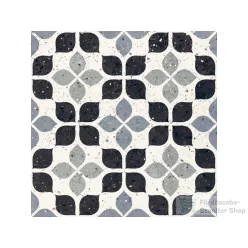   Delconca FRAMMENTI Azzurro Fiore FR-2, 20x20 cm-es padlólap, 20FR02FI