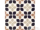 Delconca FRAMMENTI Terracotta Fiore FR-6, 20x20 cm-es padlólap, 20FR06FI