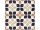 Delconca FRAMMENTI Terracotta Fiore FR-6, 20x20 cm-es padlólap, 20FR06FI