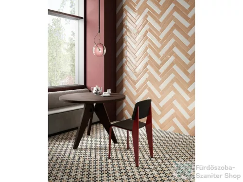 Delconca FRAMMENTI Terracotta Fiore FR-6, 20x20 cm-es padlólap, 20FR06FI