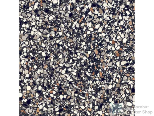 Delconca FRAMMENTI Nero Micro FR-8, 20x20 cm-es padlólap, 20FR08MI