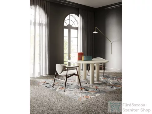 Delconca FRAMMENTI Nero Micro FR-8, 20x20 cm-es padlólap, 20FR08MI