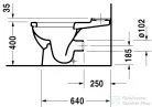 Duravit STARCK 3 Big vario kifolyású monoblokkos wc 6 L,2104090000