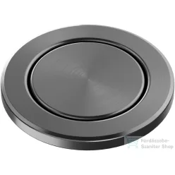   Blanco PushControl III lefolyószabályzó, satin dark steel 210676