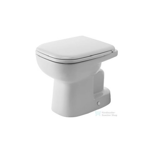 Duravit D-Code alsó kifolyású, mélyöblítésű álló WC HygieneGlaze mázzal,21100120002