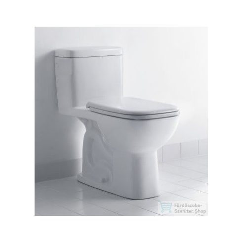 Duravit D-Code alsó kifolyású, mélyöblítésű monoblokkos WC-csésze 21110100002 ( 211101 )