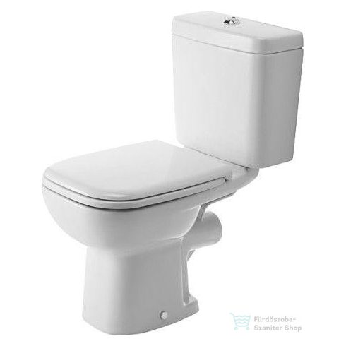 Duravit D-Code hátsó kifolyású, mélyöblítésű monoblokkos WC-csésze 21110900002 ( 211109 )