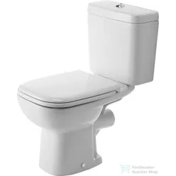   Duravit D-CODE hátsó kifolyású, mélyöblítésű monoblokkos WC-csésze HygieneGlaze mázzal,21110920002