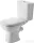 Duravit D-CODE hátsó kifolyású, mélyöblítésű monoblokkos WC-csésze HygieneGlaze mázzal,21110920002
