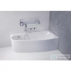   Sapho POLYSAN PROJEKTA R MONOLITH aszimmetrikus kád, jobbos, sarokba, 156x77x60cm, fehér (21111M)