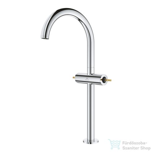 Grohe ATRIO PRIVATE XL magasított mosdó csaptelep fogantyú nélkül,click-clack leeresztővel,Króm 21140000