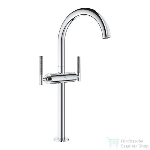 Grohe ATRIO PRIVATE XL magasított mosdó csaptelep fogantyú nélkül,click-clack leeresztővel,Króm 21140000