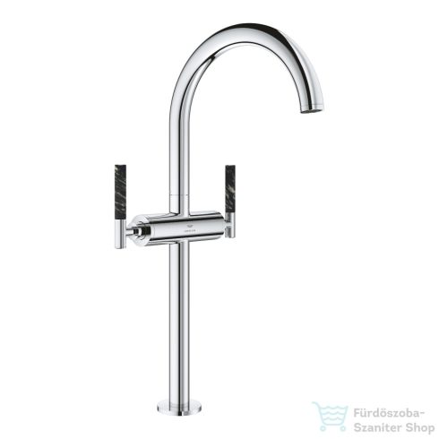Grohe ATRIO PRIVATE XL magasított mosdó csaptelep fogantyú nélkül,click-clack leeresztővel,Króm 21140000