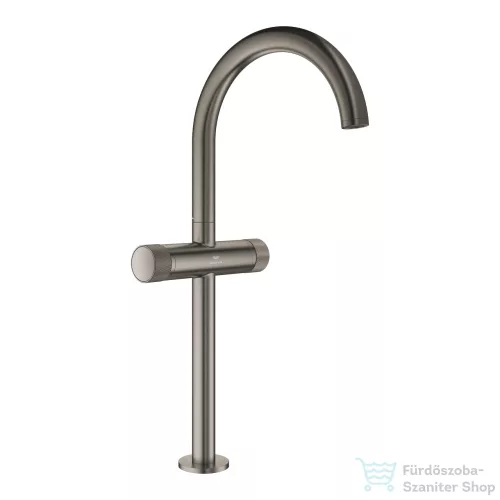 Grohe ATRIO PRIVATE XL magasított mosdó csaptelep click-clack leeresztővel,Brushed Hard Graphite 21142AL0