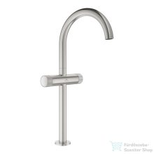   Grohe ATRIO PRIVATE XL magasított mosdó csaptelep click-clack leeresztővel,Supersteel 21142DC0