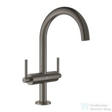   Grohe ATRIO L magasított mosdó csaptelep click-clack leeresztővel,Brushed Hard Graphite 21145AL0