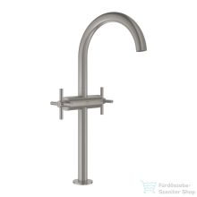   Grohe ATRIO XL magasított mosdó csaptelep click-clack leeresztővel,Supersteel 21149DC0