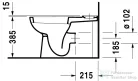 Duravit D-CODE vario kifolyású monoblokkos wc,21180900002