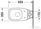 Duravit D-CODE vario kifolyású monoblokkos wc HygieneGlaze mázzal,21180920002
