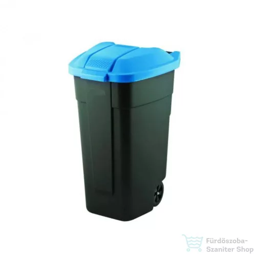 Curver Görgös szelektív szemetes Fekete/Kék 110L 214127