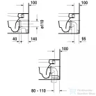 Duravit Happy D.2 álló wc 2159090000 ( 215909 )