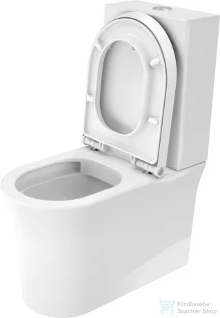 Duravit WHITE TULIP perem nélküli vario kifolyós monoblokkos wc,tartály és ülőke nélkül,2197090000